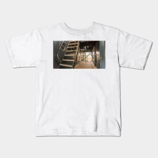 Battleship steps Kids T-Shirt